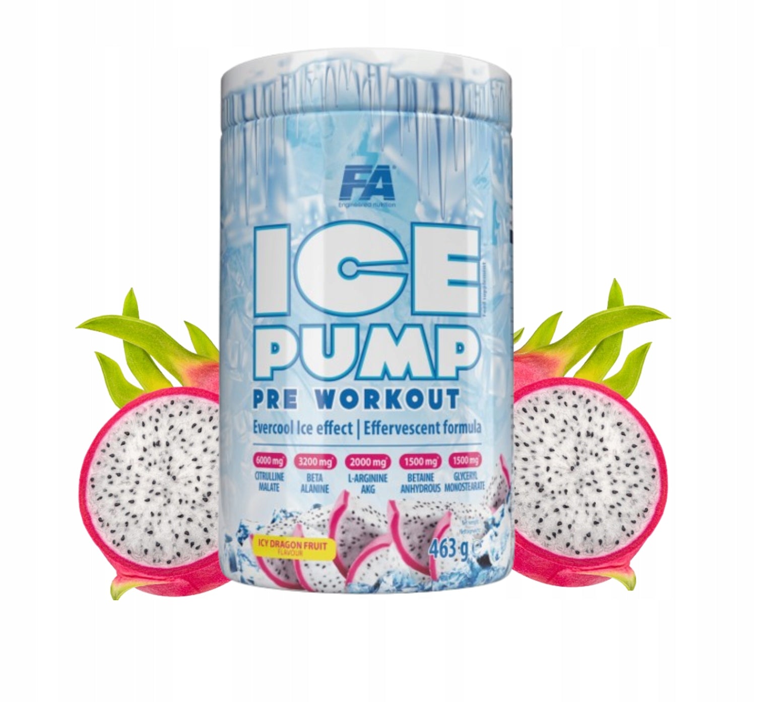 FA Ice Pump Pre Workout 463 g Icy Dragon Fruit Conditioner Before Workout
