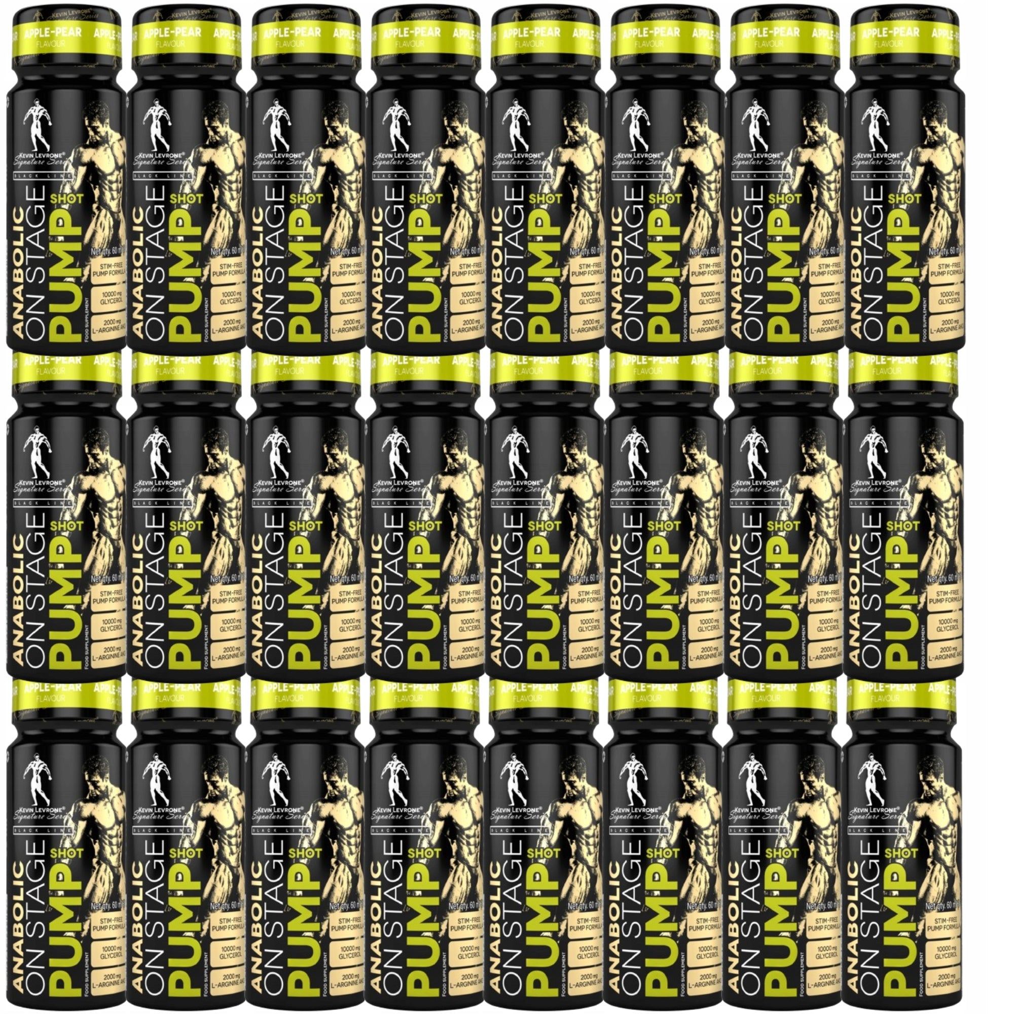 FA Kevin Levrone ANABOLIC ON STAGE PUMP SHOT 24x60ml Apple - pear
