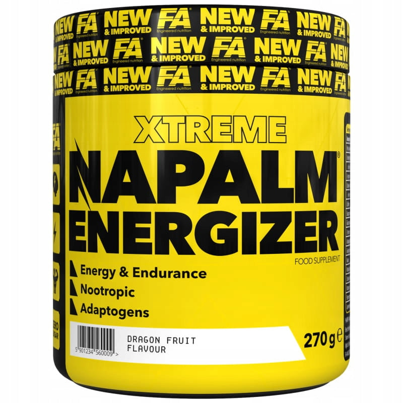 FA NAPALM ENERGIZER 270G PREWORKOUT STRENGTH DRAGON FRUIT