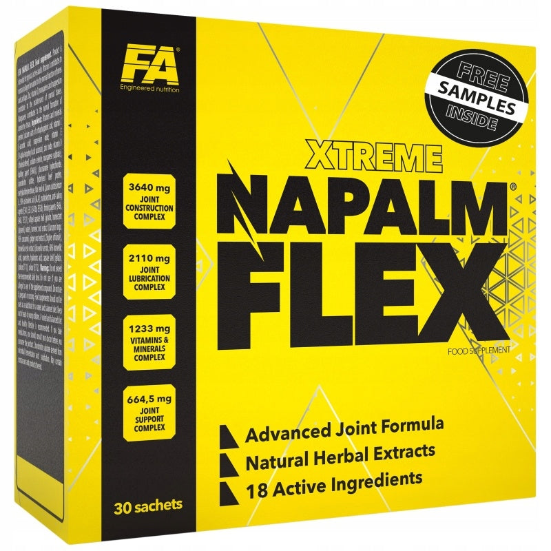FA NAPALM Flex 30 sachets joints bone regeneration Expiration date at least six months from the date of purchase
