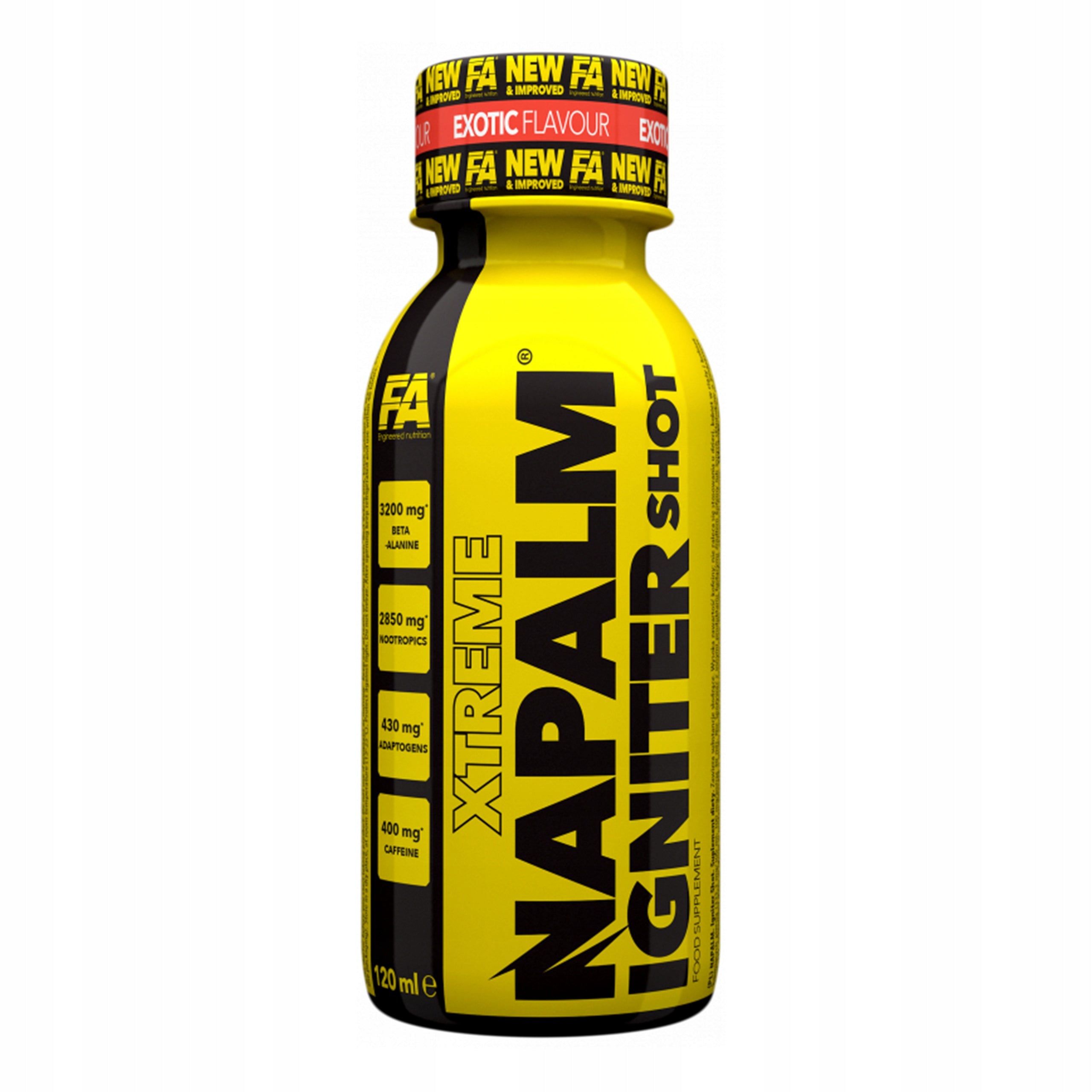 FA NAPALM IGNITER JUICE SHOT 120ml EXOTIC Expiration date at least six months from the date of purchase