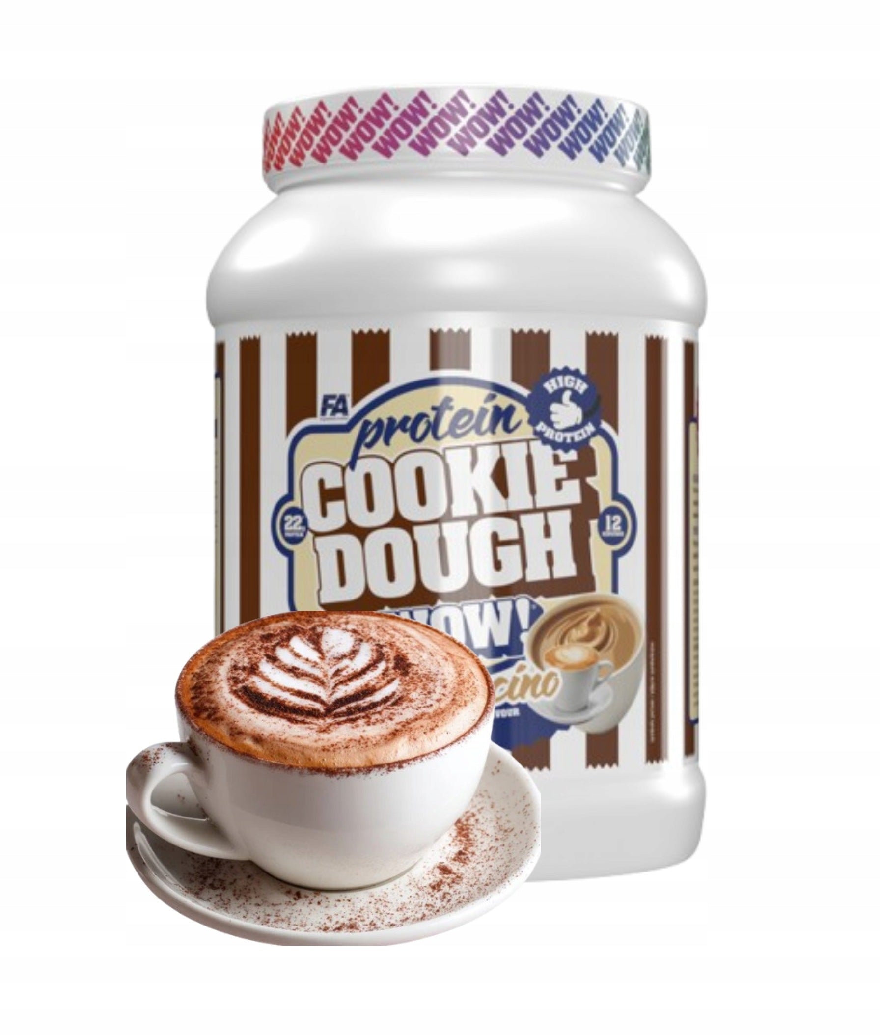FA Wellness Line WOW! Cookie Dough 480 g Cappuccino