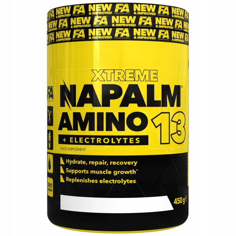 FA Xtreme Napalm Amino13 450g ELECTROLYTE AMINO ACIDS Dragon Fruit Expiration date at least 3 months from the date of purchase