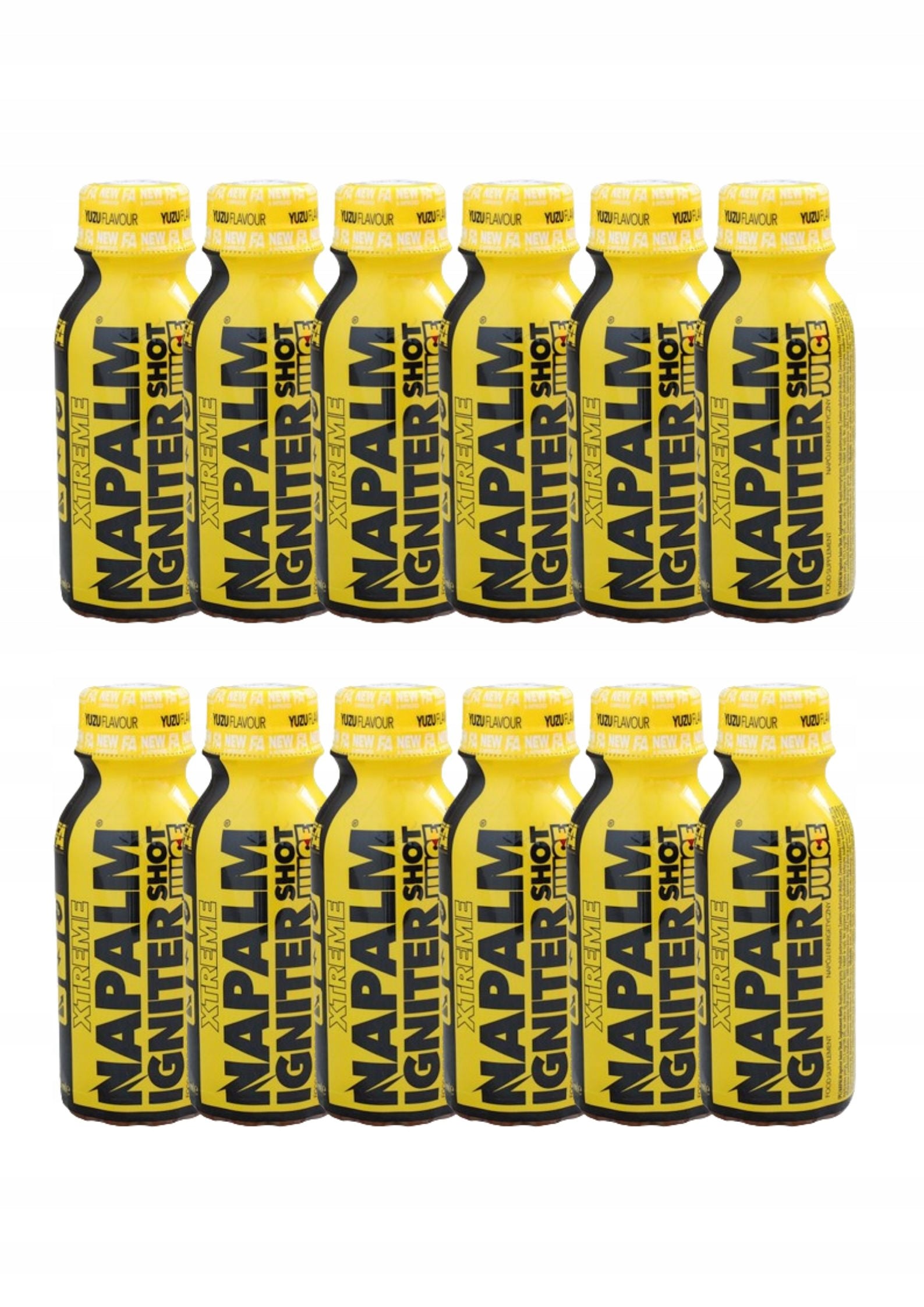 FA Xtreme Napalm Igniter Shot 120 ml pre-workout yuzu Expiration date at least six months from the date of purchase