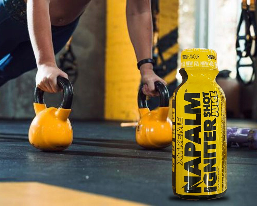 FA Xtreme Napalm Igniter Shot 120 ml pre-workout yuzu Packaging status original
