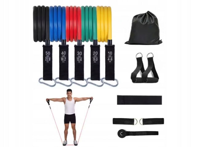 FA684 11in1 Resistance Rubber Set Brand SATIS