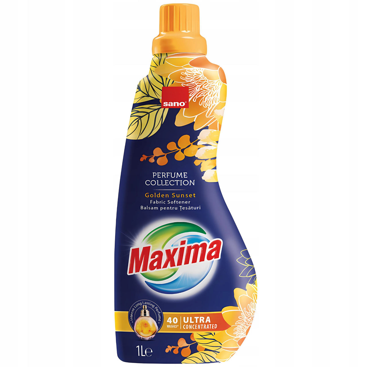 FABRIC CONCENTROWAY SOFTENER SANO MAXIMA GOLDEN SUNSET 1L
