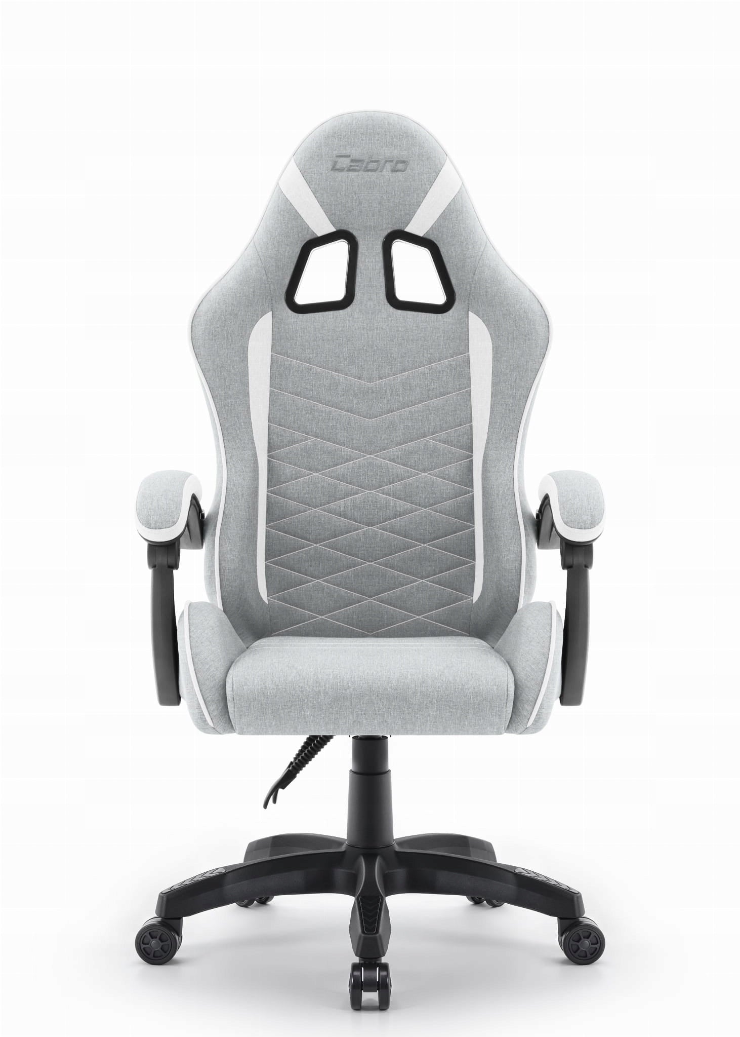 FABRIC GAMING CHAIR CABRO C500 GREY WHITE FABRIC Model C500 SZARO- BIAŁY