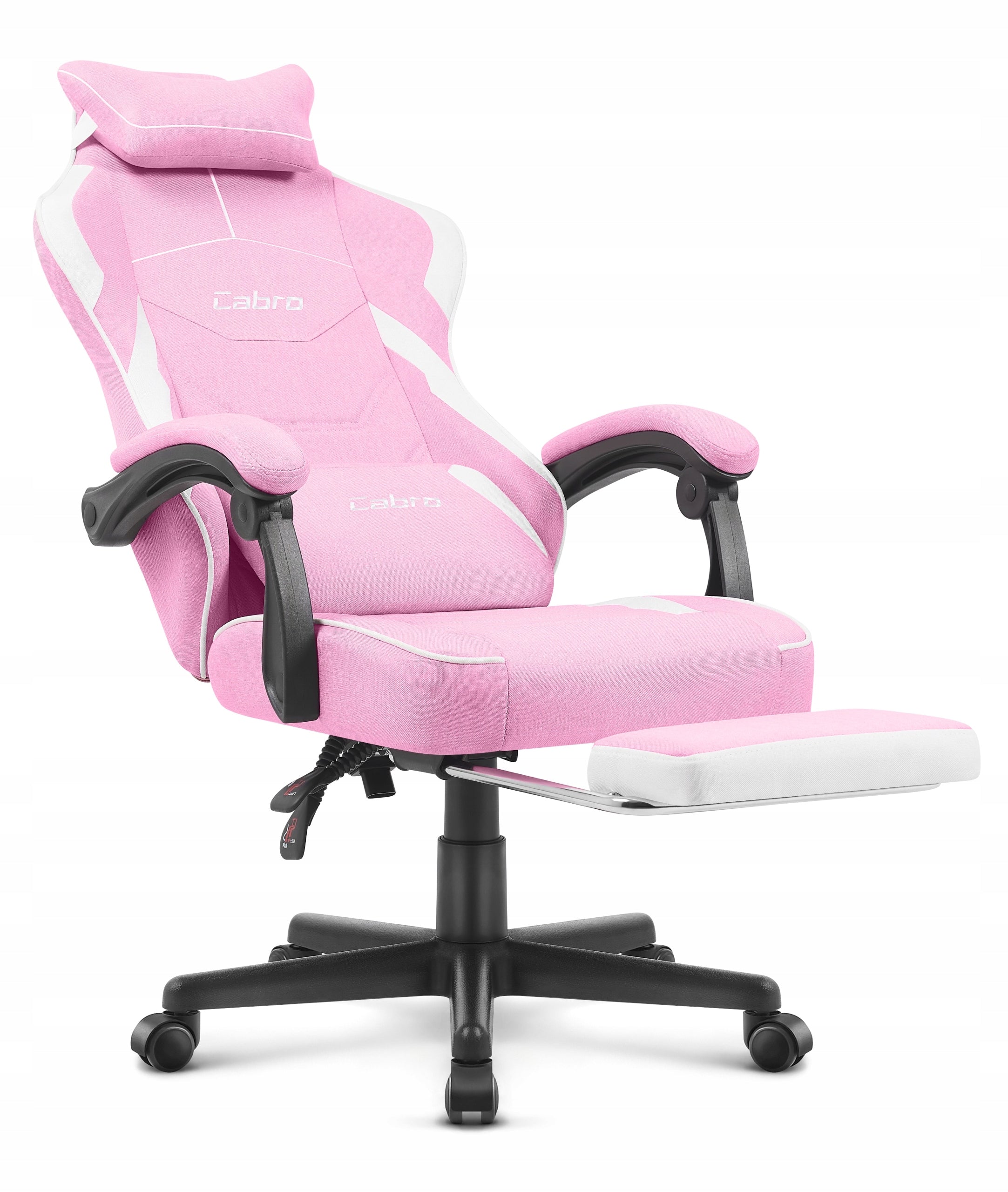 FABRIC GAMING CHAIR CABRO C502 PINK WHITE FABRIC Brand no brand