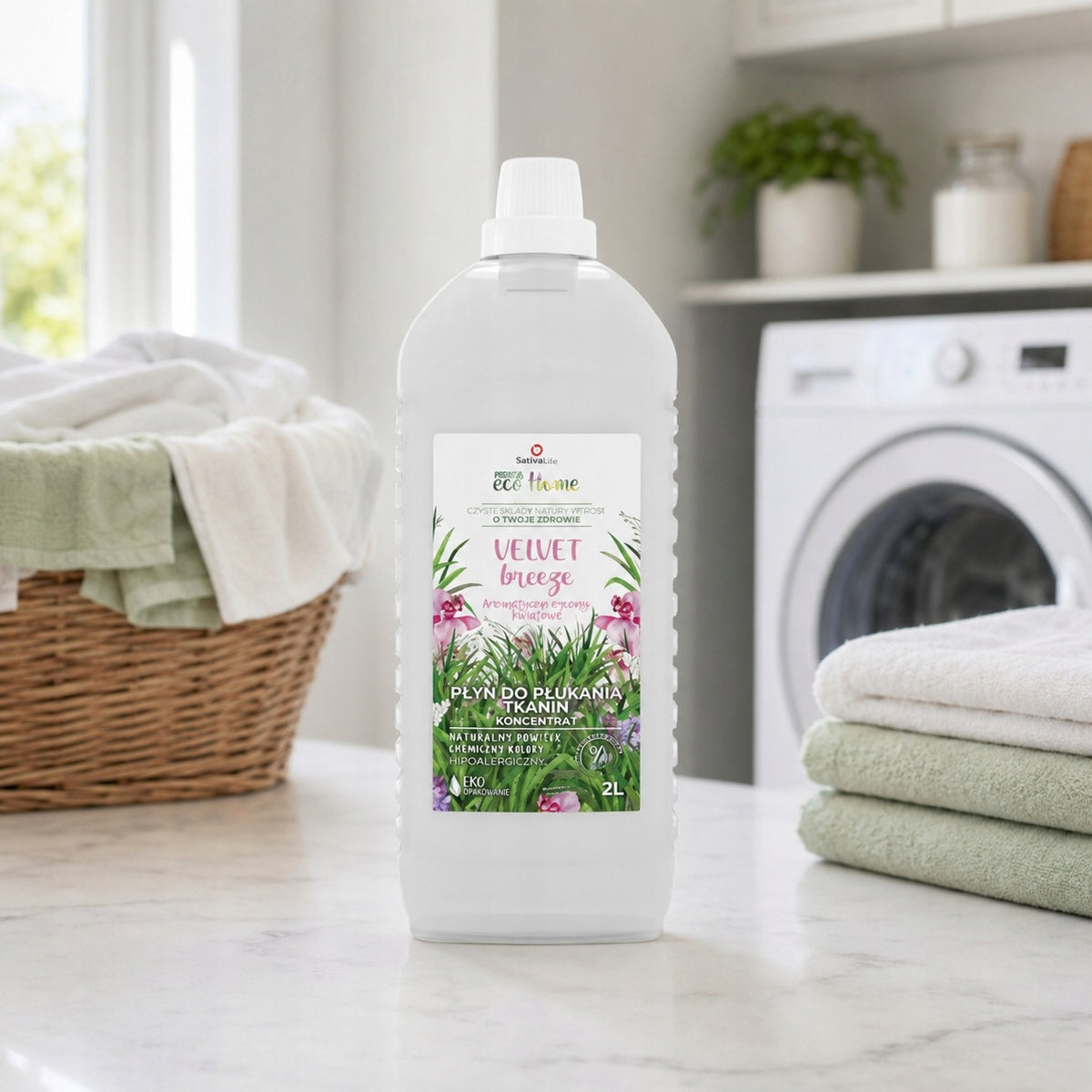 FABRIC SOFTENER ECO Eco-Friendly Laundry Scent 2L Soft Clothes Packaging status original