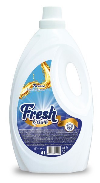 FABRIC SOFTENER FRESH BREEZE 4L PLEASANT GENTLE ECONOMICAL