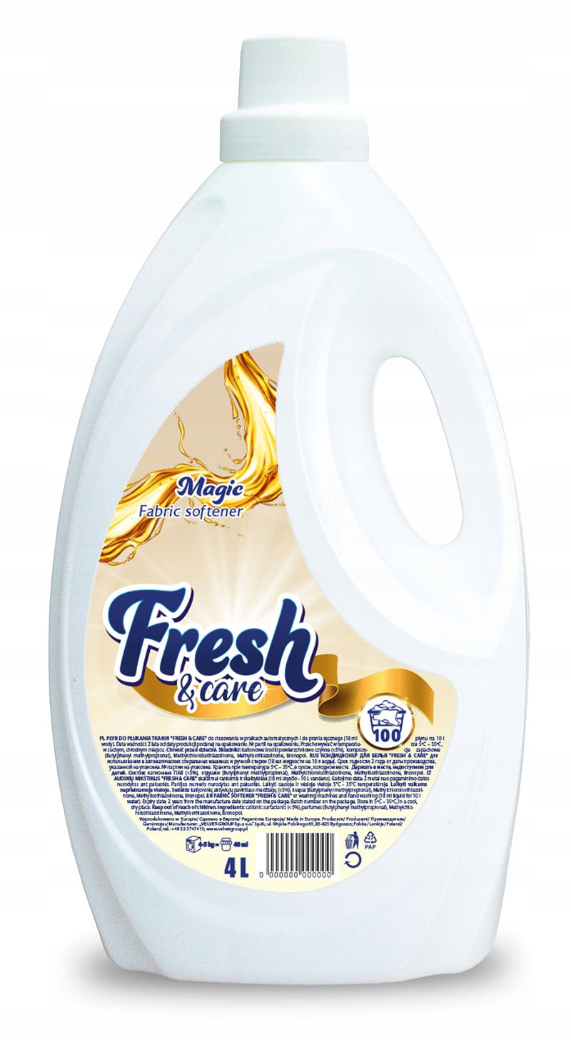 FABRIC SOFTENER FRESH & CARE 4L MAGIC