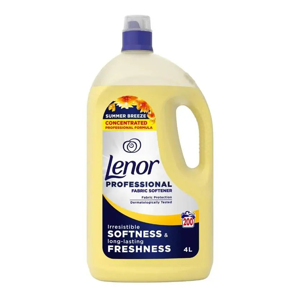 FABRIC SOFTENER LENOR PROFESSIONAL – SUMMER BREEZE, 200 WASHES (4L)
