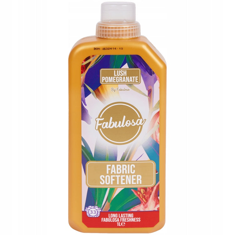 FABRIC SOFTENER VERY STRONG AND EFFICIENT FABULOSA POMEGRANATE SCENT 1L