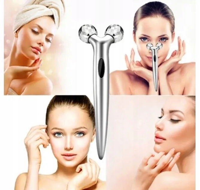 FACE AND BODY MASSAGER ROLLER FIRMING METAL ROTATING 3D Manufacturer code R34364