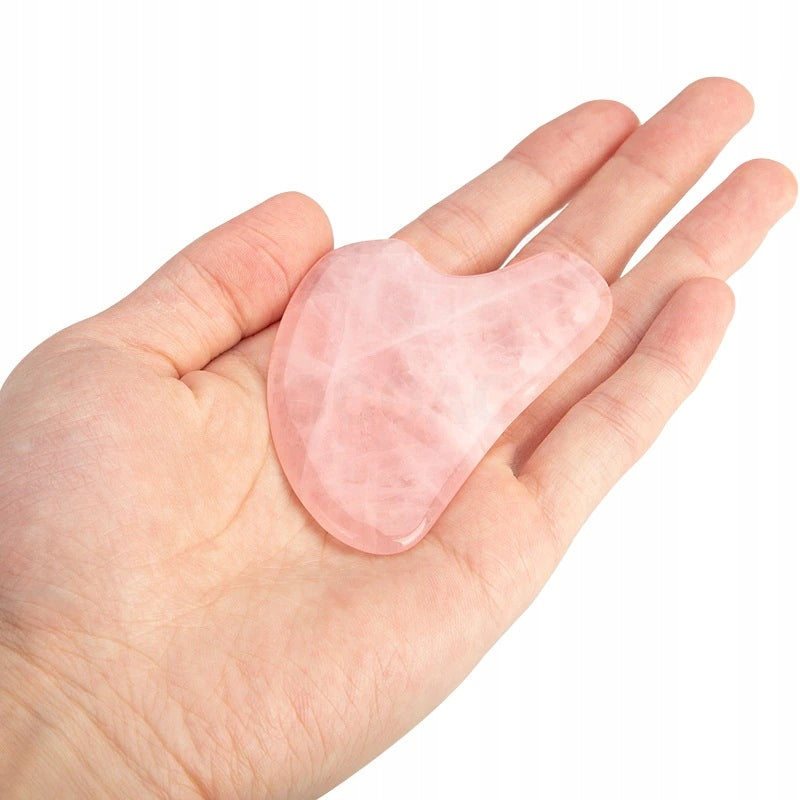 FACE BODY MASSAGE PLATE GUA SHA GUASHA QUARTZ PINK MASSAGER STONE Manufacturer code 5903794408920
