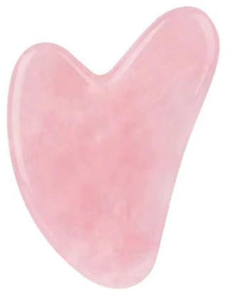 FACE BODY MASSAGE PLATE GUA SHA GUASHA QUARTZ PINK MASSAGER STONE