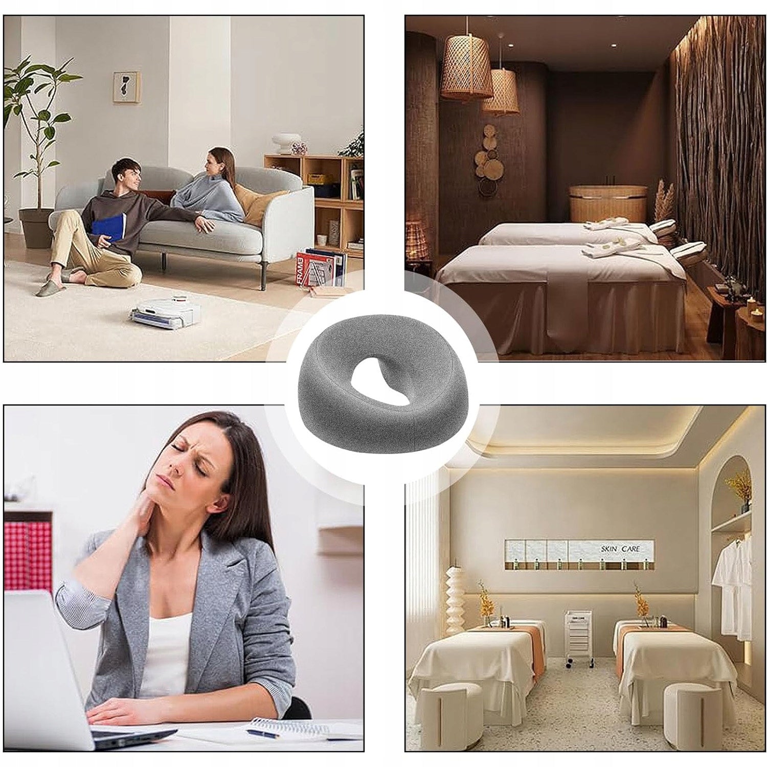 FACE CUSHION TABLE MEMORY FOAM FOR MASSAGE COMFORT RELAXATION HABYS Medical device no