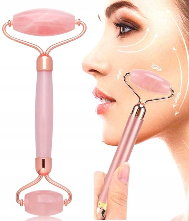 FACE MASSAGER JADE FIRMING WITH JADE ROLLER PINK Manufacturer code R355335