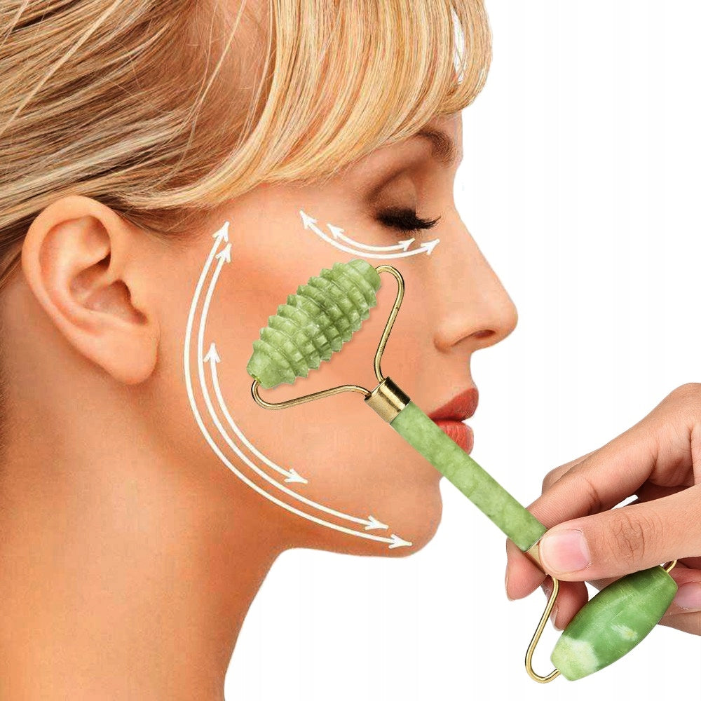 FACE MASSAGER JADEIT ROLLER 2in1 GUA SHA MJ4 Manufacturer code MJ4