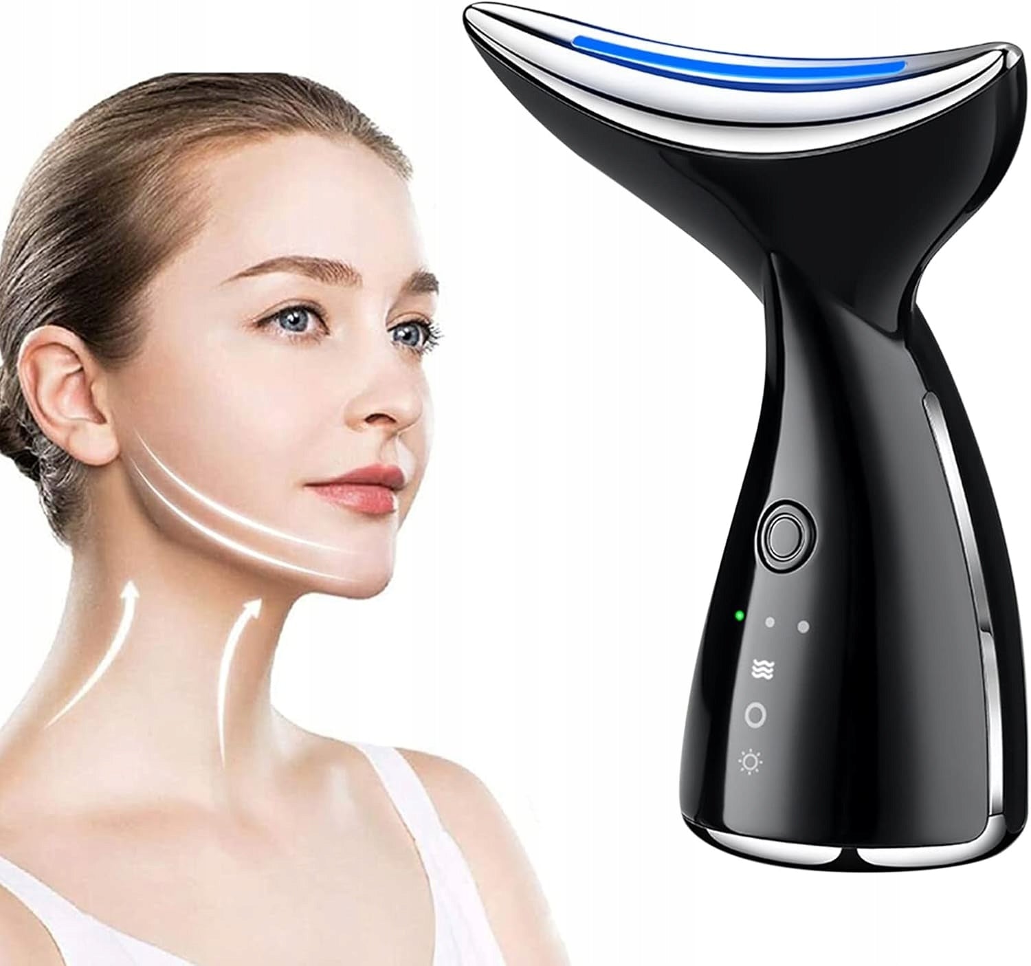 FACE MASSAGER NEEDLELESS MESOTHERAPY EMS LIFTING ULTRASONIC SONIC Packaging status original