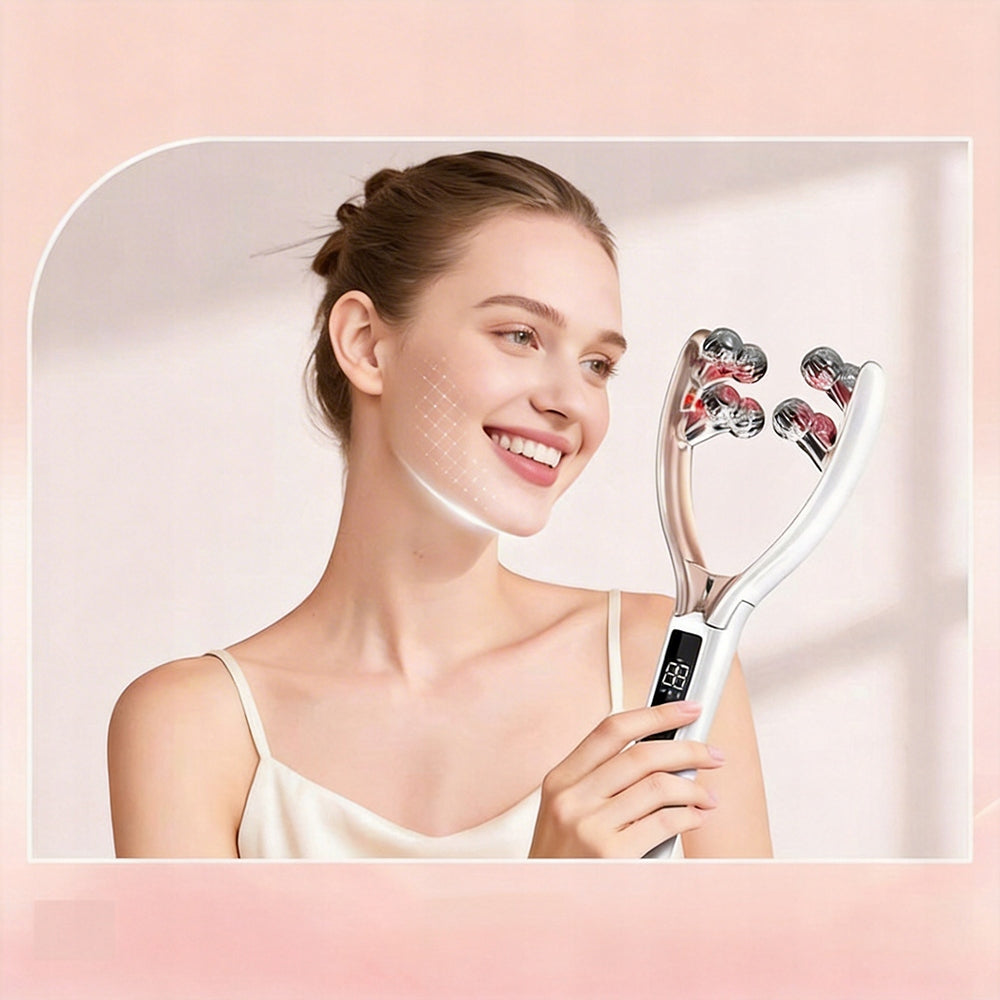 FACE MASSAGER ROLLER ELECTRIC MASSAGE FOR FACE MASSAGE Packaging status original