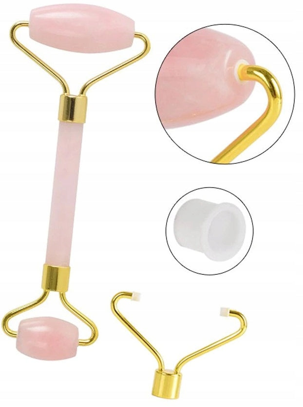 FACE MASSAGER ROLLER QUARTZ PINK QUIET