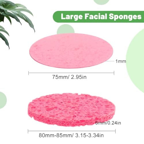 FACE SPONGES NATURAL CELLULOSE SET OF 30 PCS FOR WOMEN HOME Manufacturer code SWC5908807040951