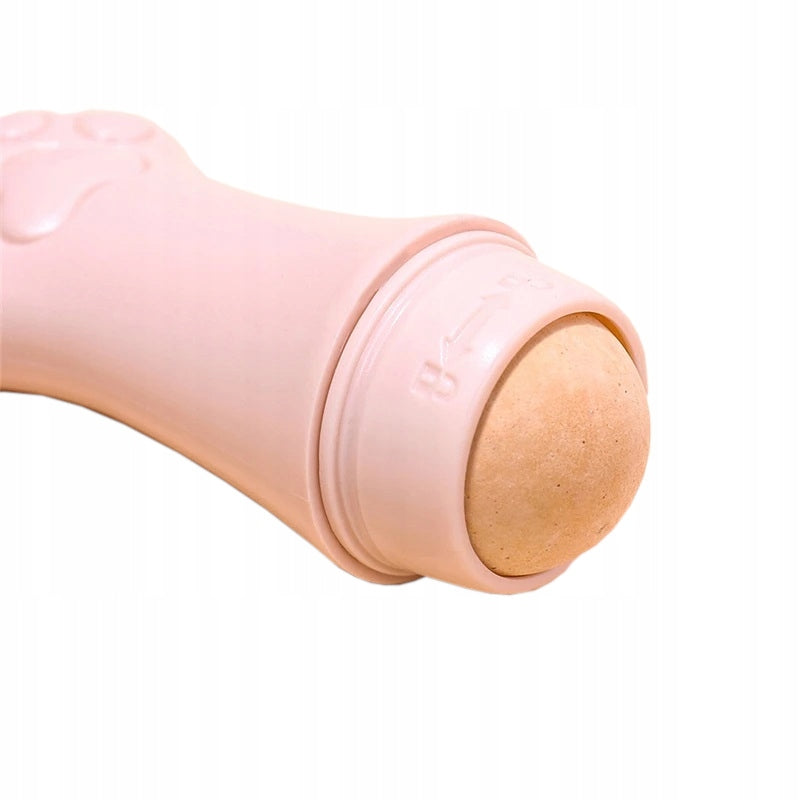 FACIAL MASSAGER EXCLUSIVE ROLLER MATTIFYING ROCK CAT'S PAW BALL Batteries included no