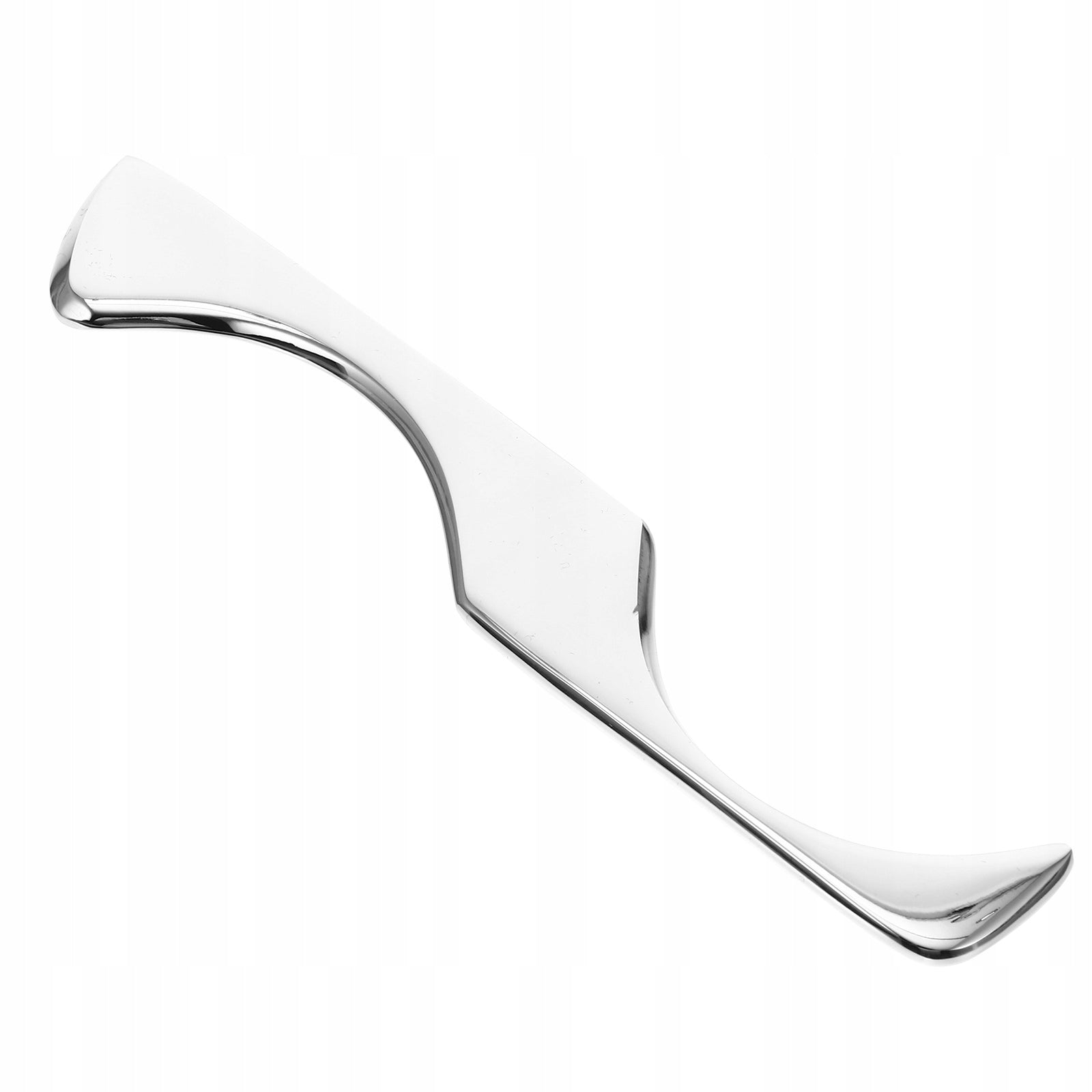 FACIAL TOOLS MASSAGE NECK MASSAGING PLATE STAINLESS STEEL FASCIA KNIFE Color silver