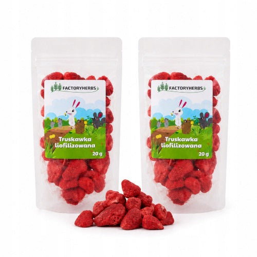 FACTORYHERBS Freeze-dried strawberry 20g X2 set