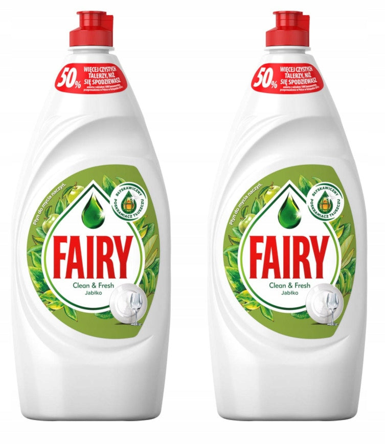 FAIRY APPLE DISHWASHING LIQUID 2x900ml