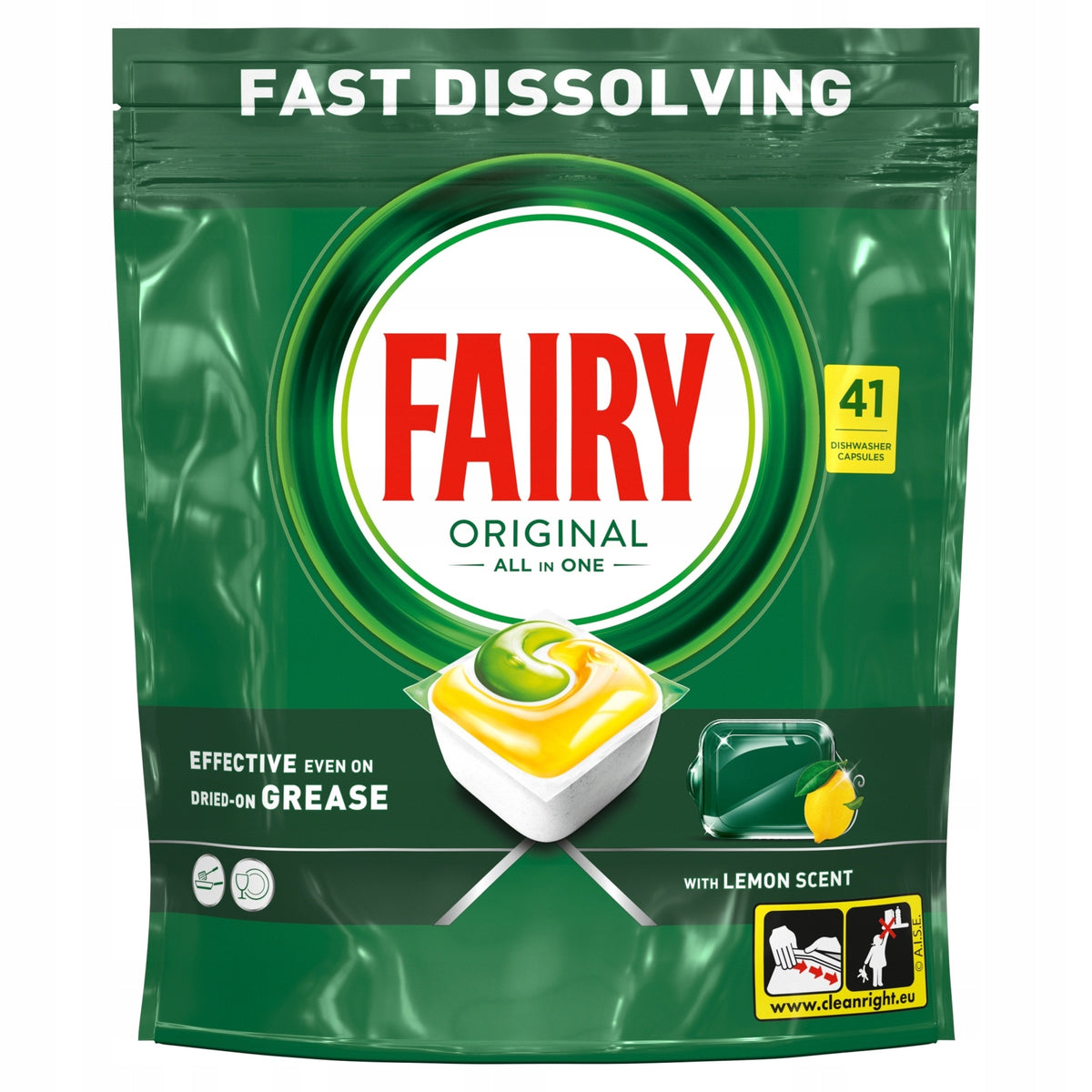 FAIRY All in one Original Dishwasher Capsules 41pcs
