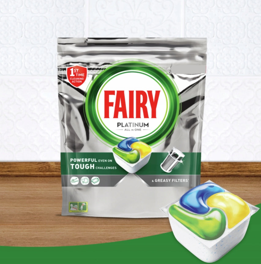 FAIRY LEMON DISHWASHER CAPSULES 100 PCS Brand Fairy