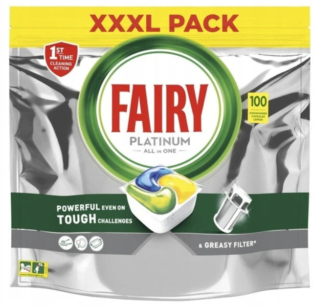 FAIRY LEMON DISHWASHER CAPSULES TABLETS 100 PCS.