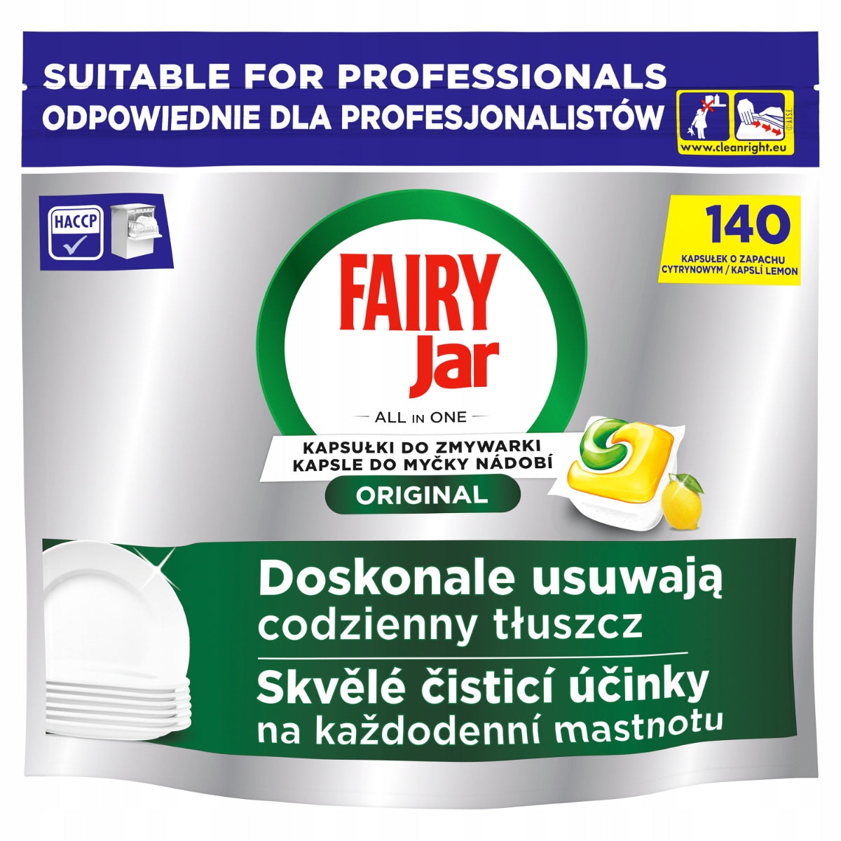FAIRY PGP Kaps AIO Original Lemon 140 pieces