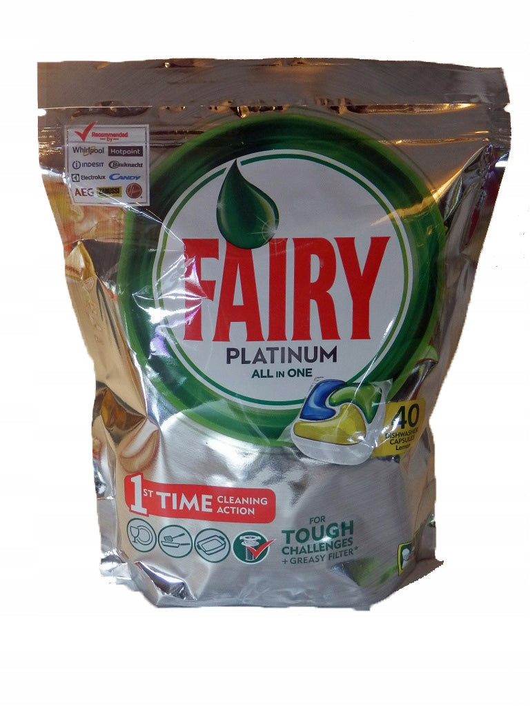 FAIRY PLATINUM ALL IN 1 dishwasher capsules