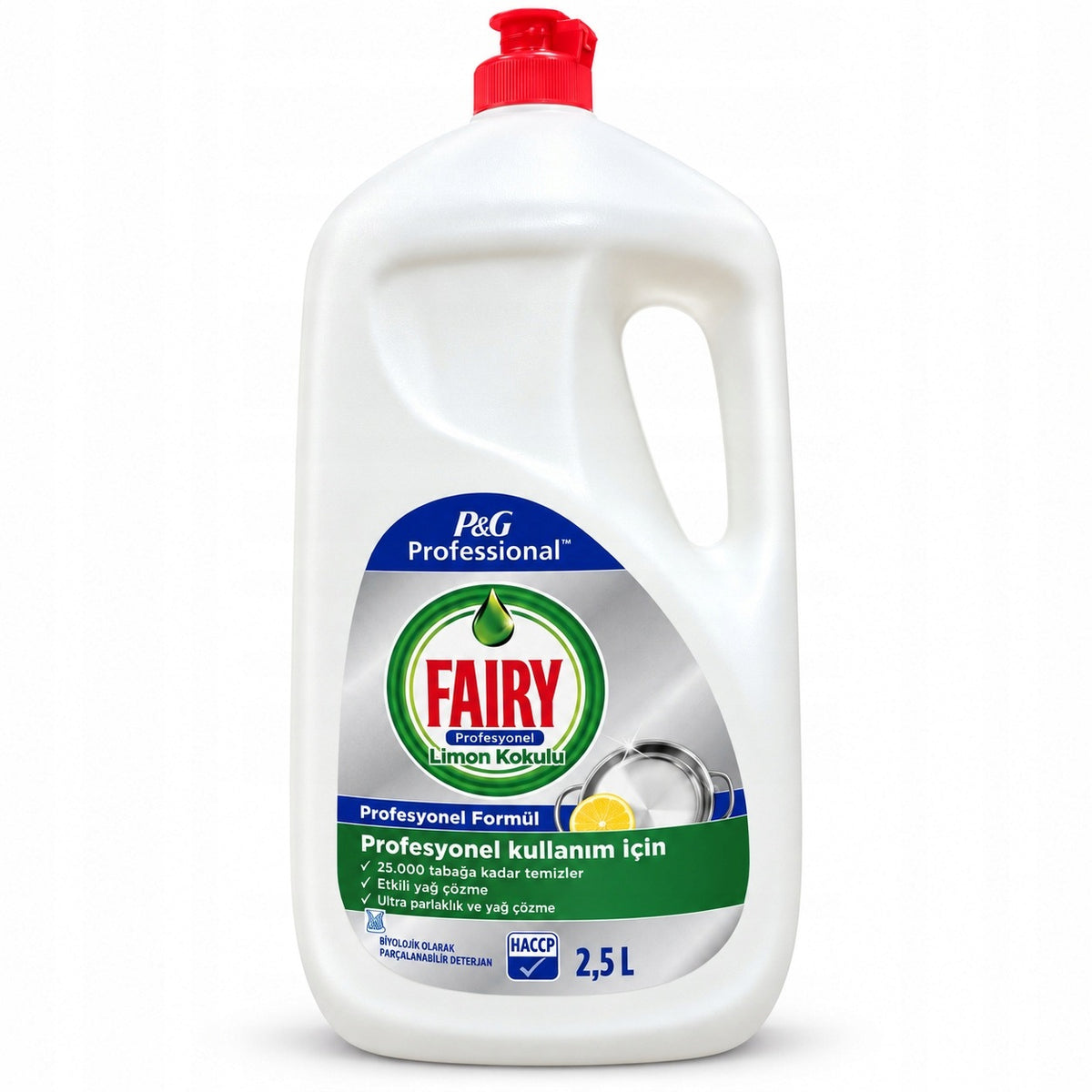 FAIRY PROFESSIONAL dishwashing liquid LEMON 2,5L