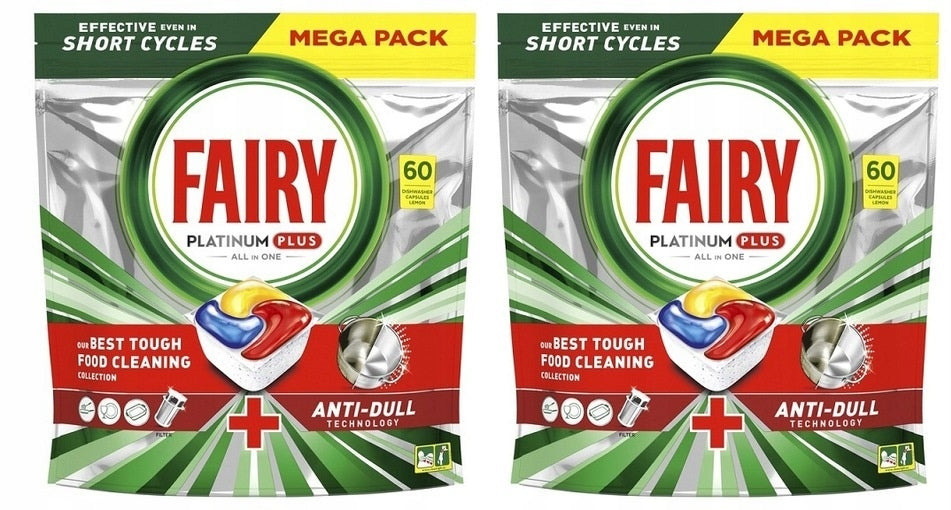 FAIRY Platinum Plus Lemon tablets 119pcs Brand Fairy
