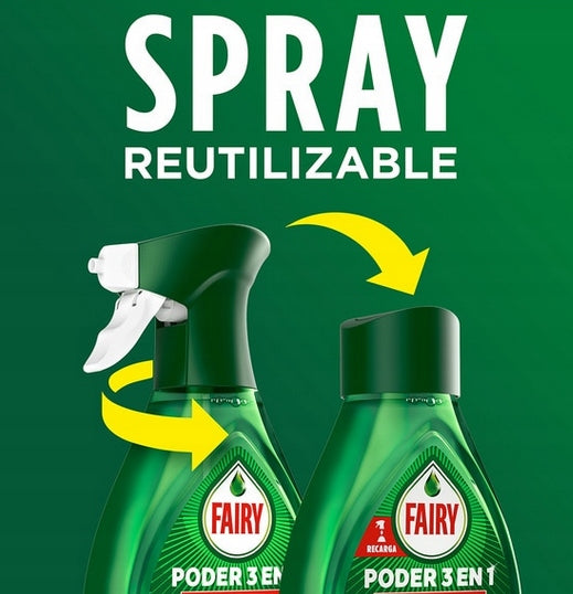 FAIRY Poder 3 in 1 LEMON Dishwashing Liquid SPRAY SUPPLY 500 ml Trade name Ultra Concrentrate