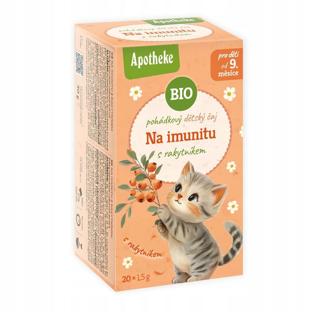 FAIRYTALE TEA FOR CHILDREN WILD ROSE, MINT, CHAMOMILE AND SEA-BUCKTHORN APOTHEKE