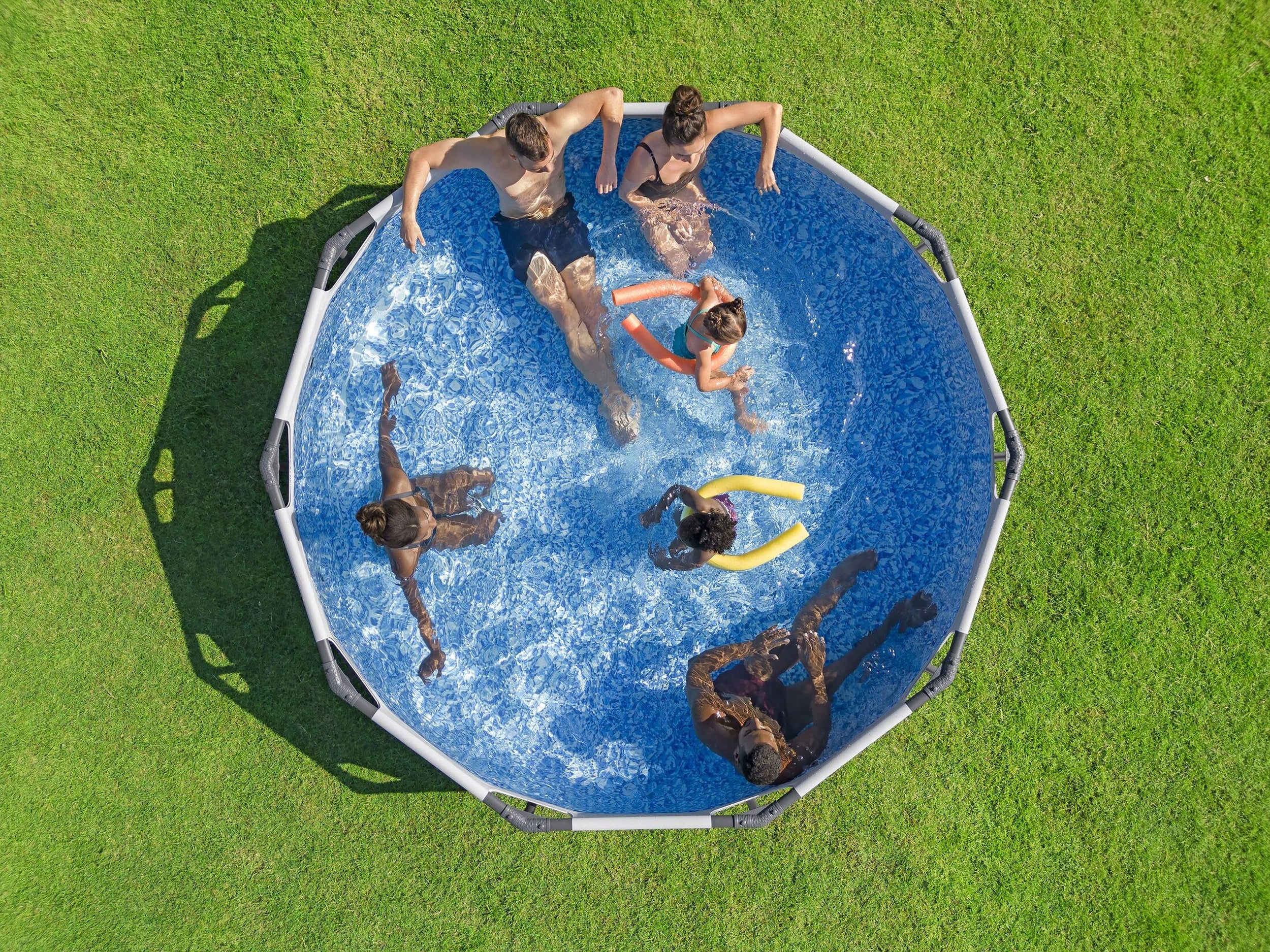 FAMILY GARDEN FRAME POOL 305x76 BESTWAY SET 4in1 Brand Bestway