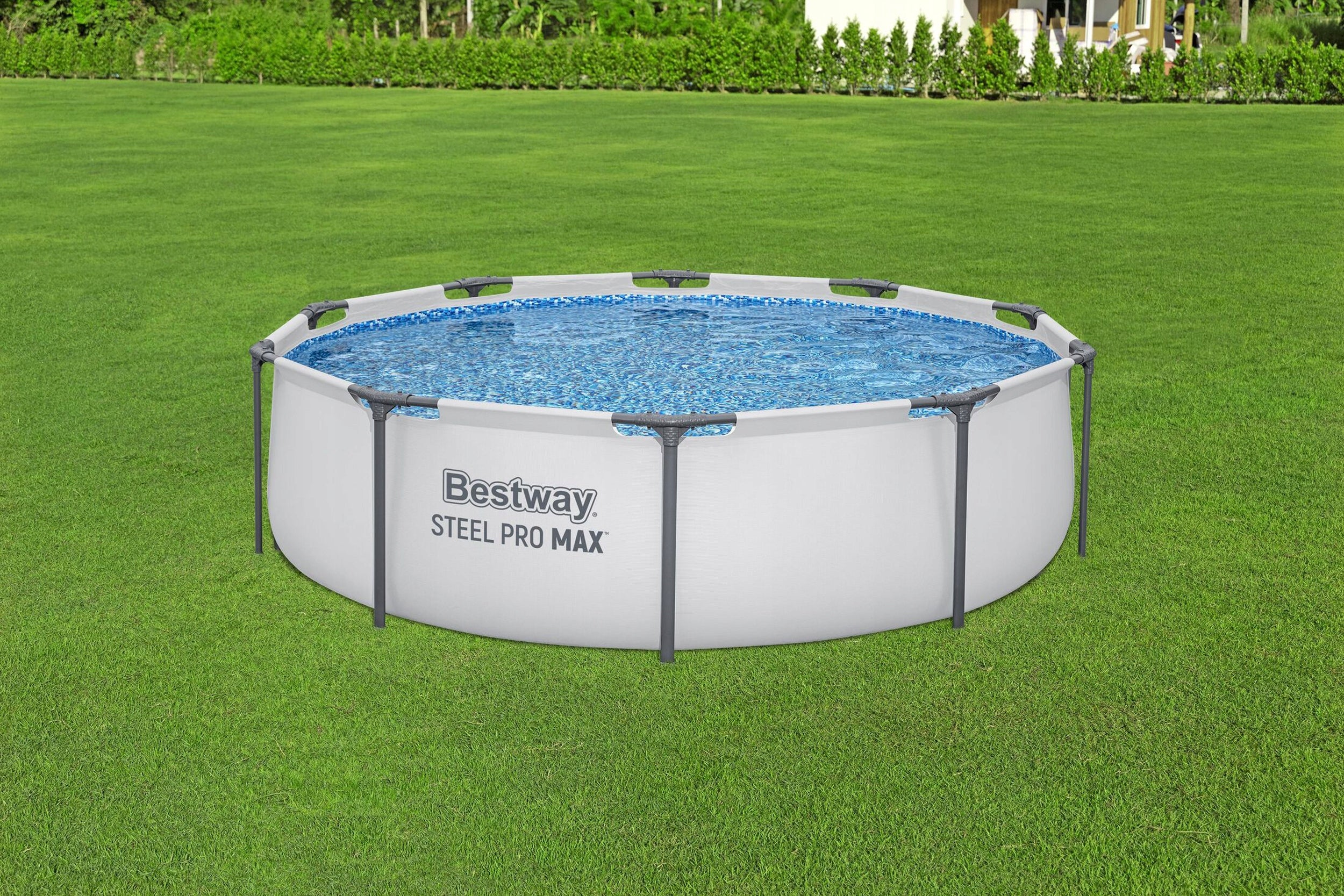 FAMILY GARDEN FRAME POOL 305x76 BESTWAY SET 4in1 Series Steel Pro Max
