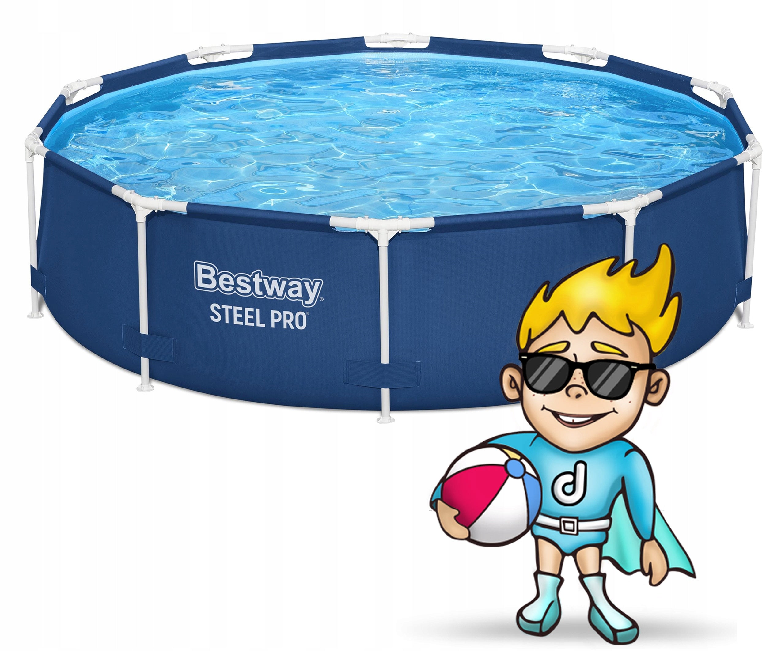 FAMILY GARDEN RACK POOL WITH PUMP 305x76cm Bestway Set Max 16in1 EAN (GTIN) 5902854514816