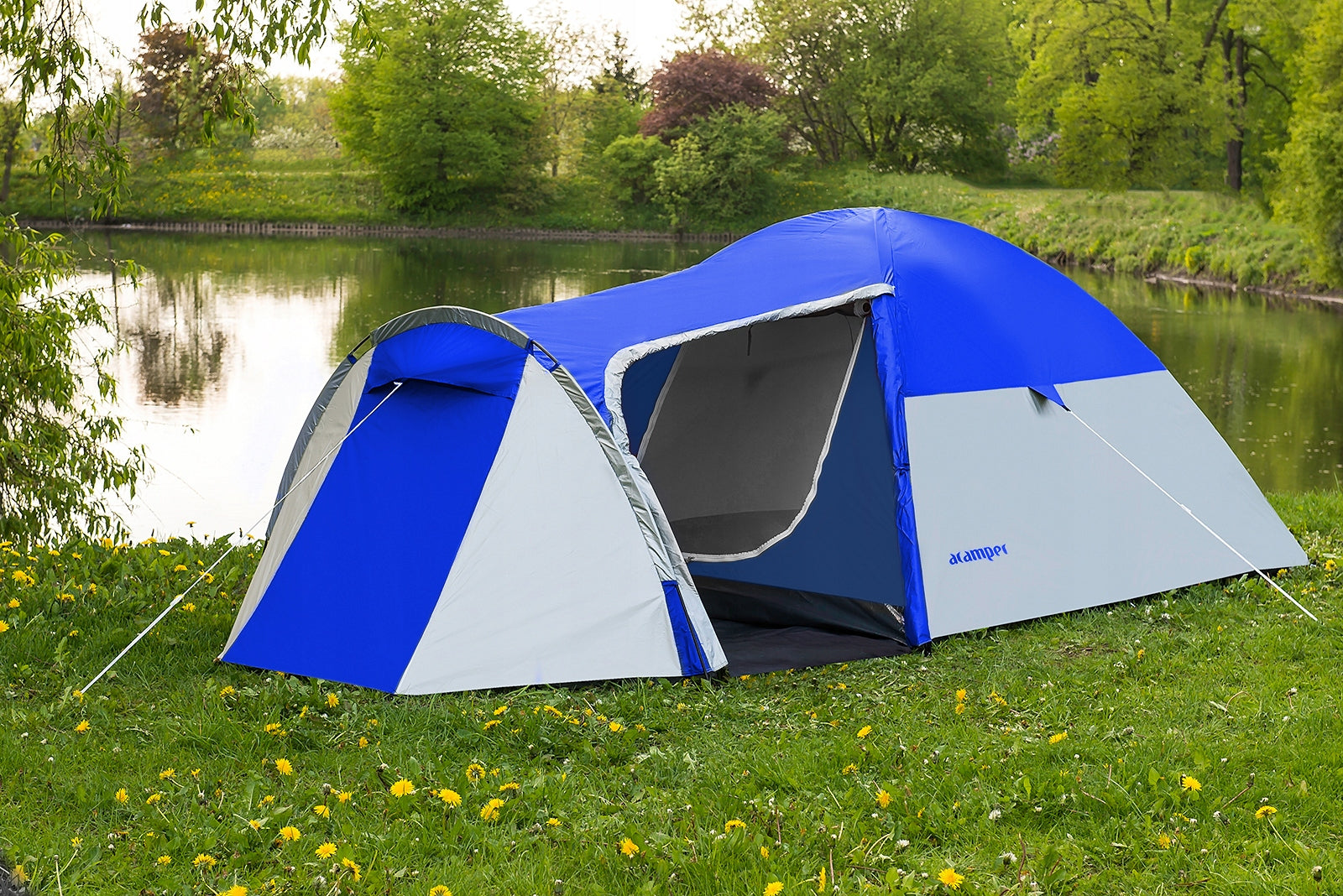FAMILY HIKING TENT MONSUN 4 PRO ACAMPER 3500mm + FREEBIE Number of people 4