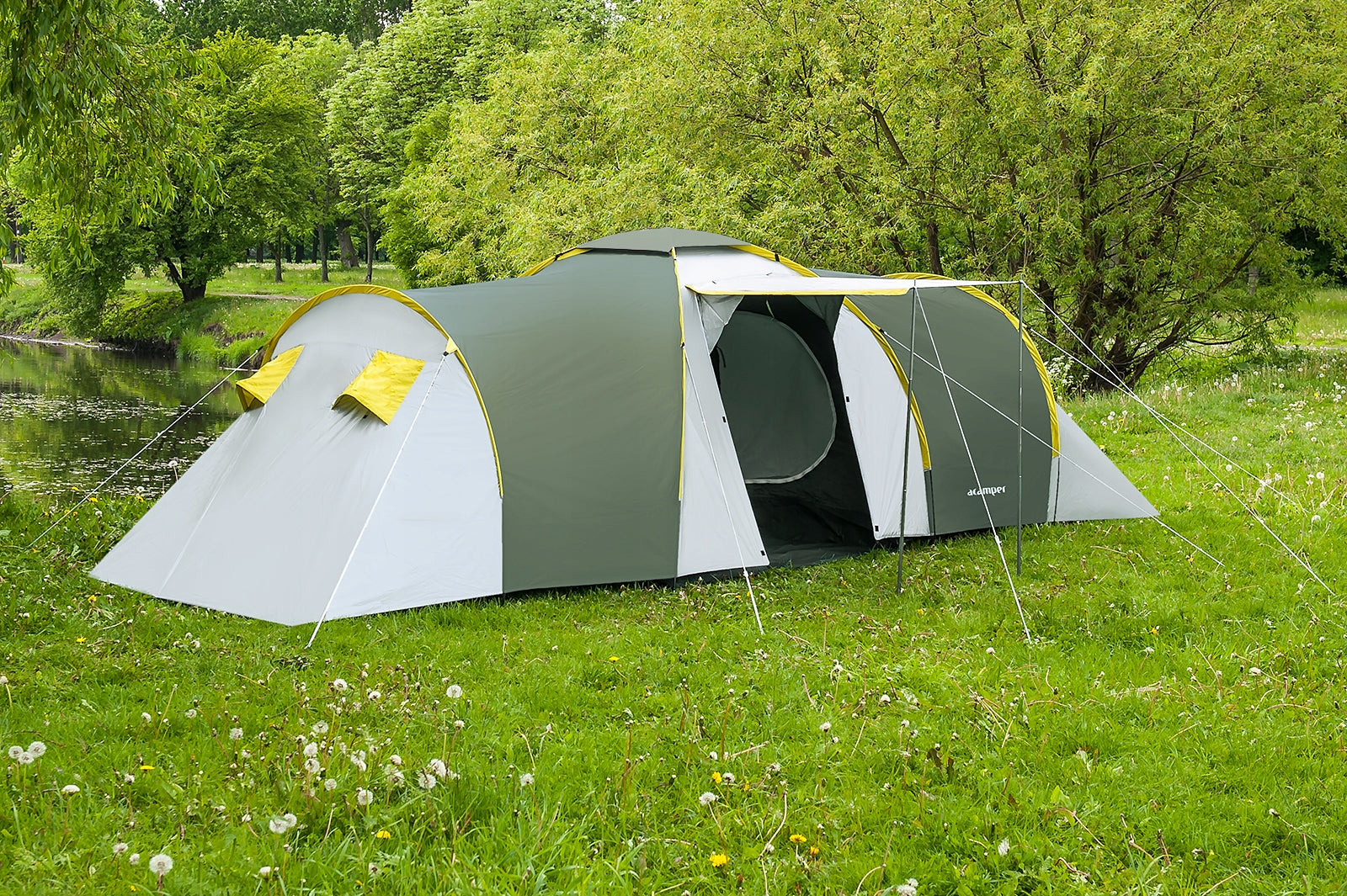 FAMILY HIKING TENT NADIR 6 PRO ACAMPER 3500mm CAMPING GLAMPING Waterproofness 3500 mm