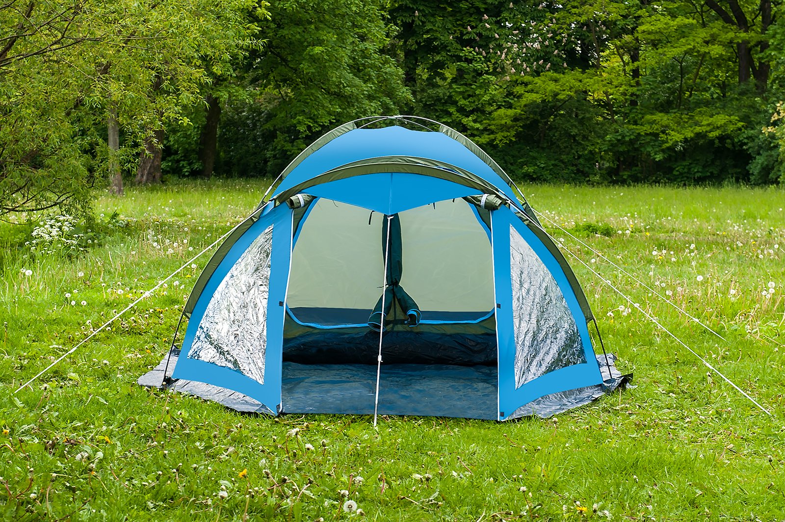 FAMILY HIKING TENT SOLITER 4 PRO ACAMPER 3500mm CAMPING GLAMPING Kind travel