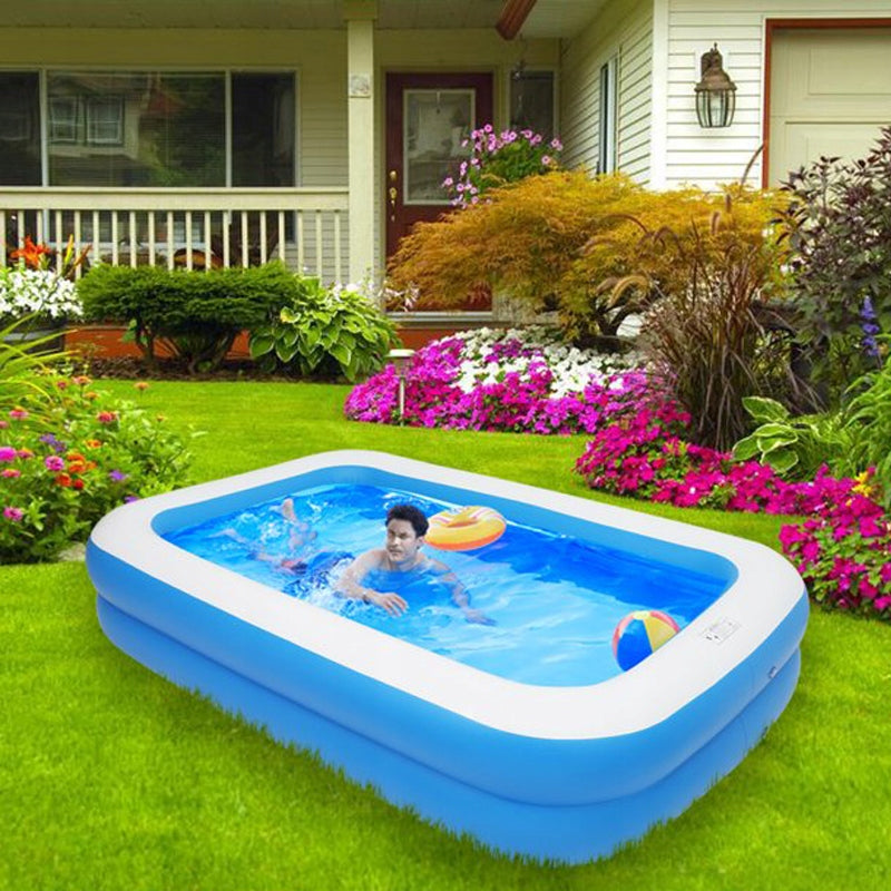 FAMILY HUGE INFLATABLE GARDEN POOL FOR CHILDREN 200x150 CM EAN (GTIN) 5906846124588