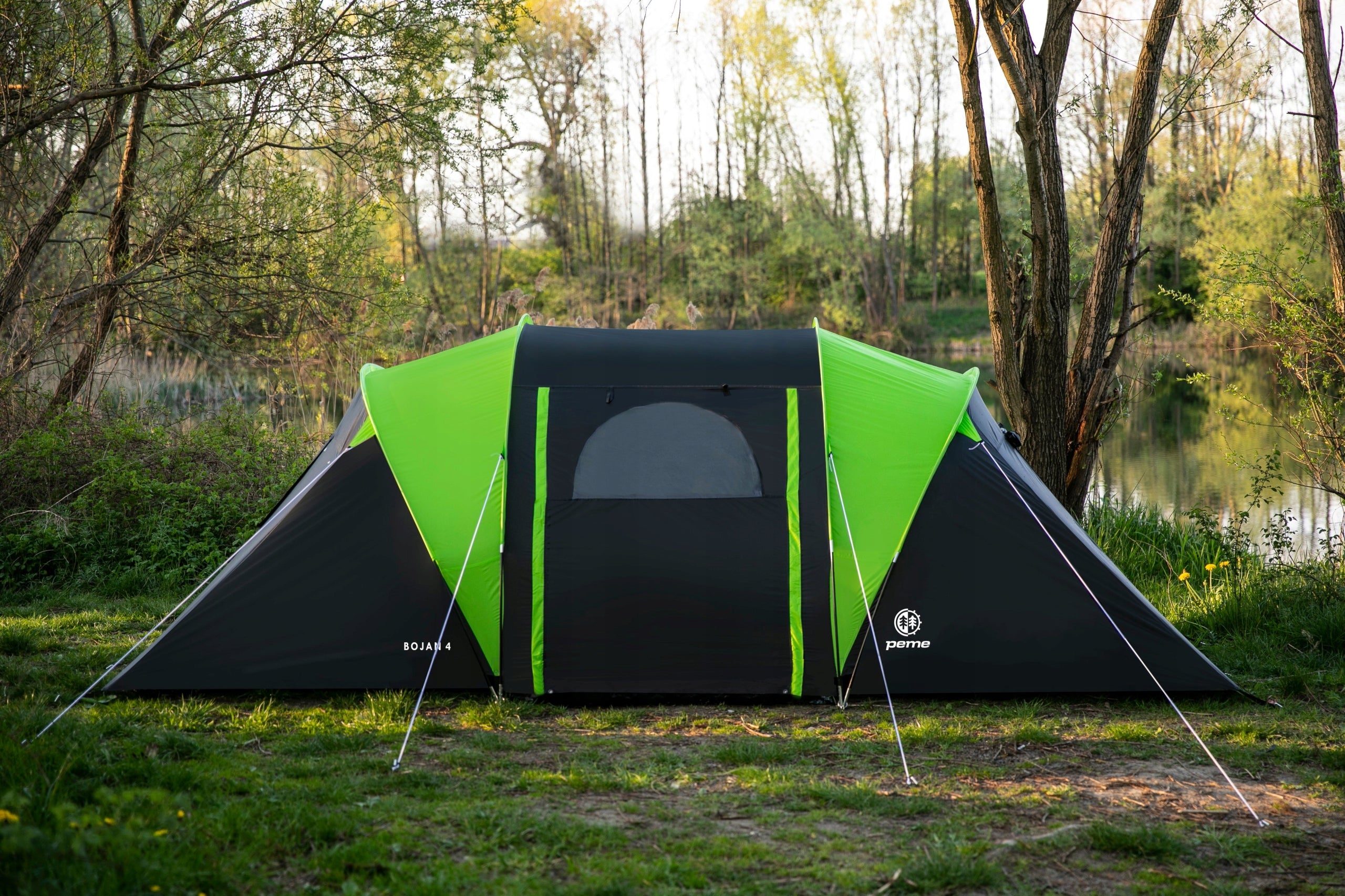 FAMILY TENT 2+2 LARGE TOURIST WATERPROOF 2 BEDROOMS CAMPING PEME Manufacturer code 5908116229931