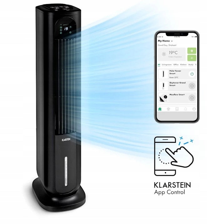 FAN AIR CONDITIONER HUMIDIFIER 3IN1 KLARSTEIN POLAR TOWER SMART Airflow 3306 m³/h